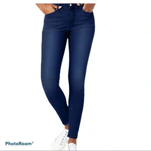 Levi’s strauss signature dark blue wash high  waisted super skinny jeans